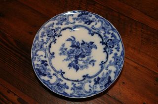 Antique Flow Blue 9 3/4 " Plate Wedgwood Pearl And