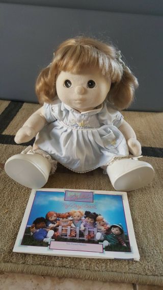 My Child Doll Blonde Hair Brown Eyes Outfit And Brag Book.