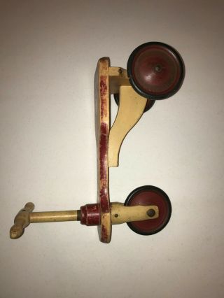 Antique Toy Kiddie Kar Trike / Scooter H.  C.  White Company U.  S.  A Patent 1918 4