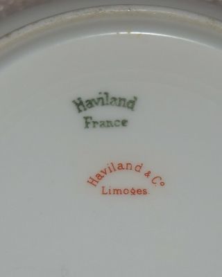 Antique Haviland Limoges Fine Porcelain Pin Candy Sauce Dish France 5 