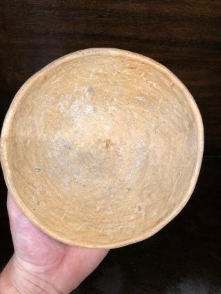 Mlc S3561 7” X 2” Old Bowl Plate Pre Columbian Pot Pottery