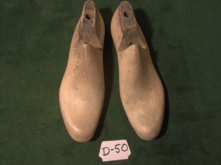 Vintage 1942 Pair Navy Shoe Lasts Size 6 - 1/2 D Sterling Factory Last Mold D - 50