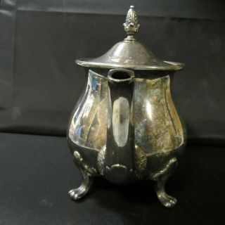 Vintage Silverplate tea pot or coffee server,  Bristol by Poole EPCA 110 4