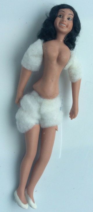 Dollhouse Miniature Vintage Hand Sculpted Doll 1:12 Scale @
