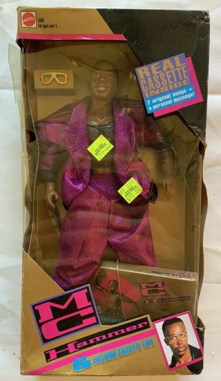 Mattel Mc Hammer Action Figure Doll & Exclusive Cassette Tape 1991