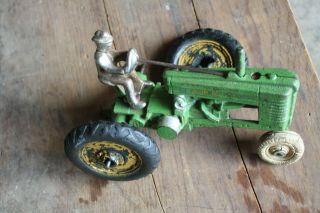 old antique John Deere arcade tractor farm toy 4