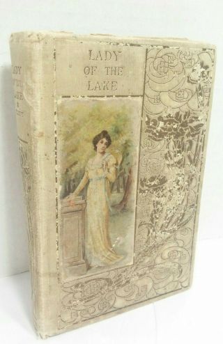 Antique Book Lady Of The Lake Sir Walter Scott