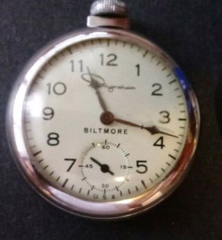 3 Vintage Pocket Watches for One Price North Star,  American,  Ingraham, 2