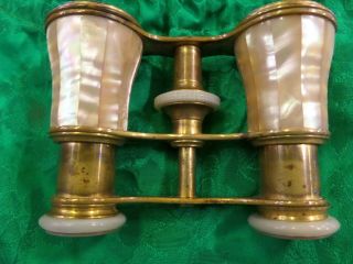 Antique,  1800 ' s,  Lemaire Parisian Opera Glasses.  Mother of Pearl. 4