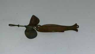 Vintage,  Chapman & Sons,  Theresa,  N.  Y. ,  2,  Copper Fishing Lure (4 - 3/4 Inches Long)
