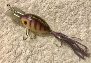 Fishing Lure Fred Arbogast Arbo Gaster Luminous Purple Crawfish Tackle Box Bait 2