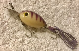 Fishing Lure Fred Arbogast Arbo Gaster Luminous Purple Crawfish Tackle Box Bait 4