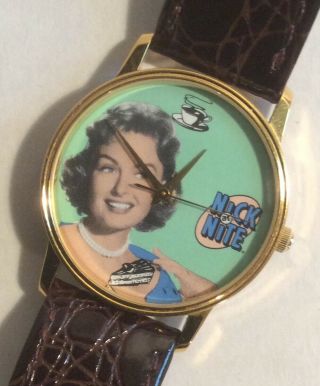 Vintage Nick At Nite Donna Reed Watch,  Adorable,  From 1990