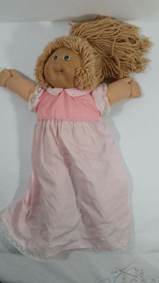 Vintage 1980 ' s Cabbage Patch Kids doll with Blonde Hair 2