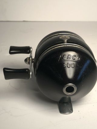 Vintage Zebco 600 Reel Good Spinner Head All Metal Base/cover