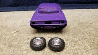 Vintage Hemi Cuda 1/25 Scale in Purple Build Up 3