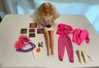 Barbie And The Rockers 21 - Piece Vintage Barbie Doll And Accessories Set