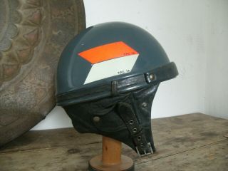 Vintage Motorcycle Helmet.  Motorsport Classic Bike Vespa Lambretta Cafe Racer
