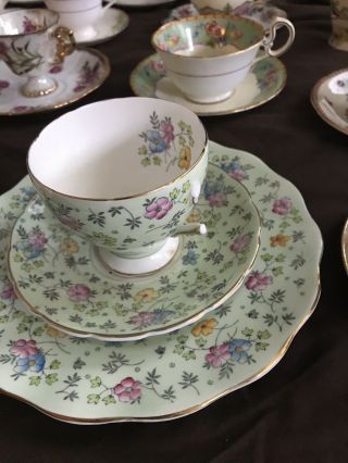Vintage Tea Cups Phoenix,  Made In England,  Japan,  Etc 7