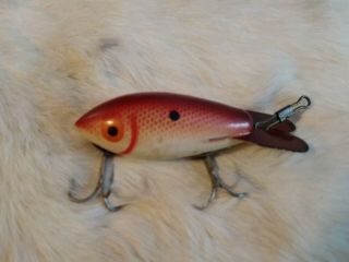 Vintage Bomber Fishing Lure with Paper Insert 2