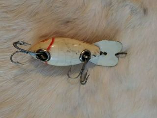 Vintage Bomber Fishing Lure with Paper Insert 3