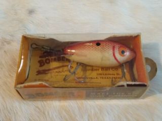 Vintage Bomber Fishing Lure with Paper Insert 5