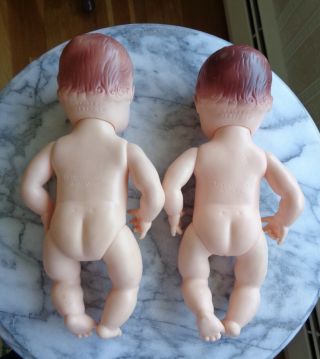 Vintage Eegee Baby Dolls - Anatomically Correct Boy and Girl 2