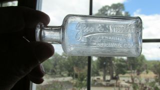 Durango Colorado J.  E.  Smith Pharmacy Bottle - San Juan Mountain Mining Town