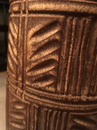 Rare Mid Century Design Technics Ceramic Brutalist/Tiki Table Lamps 6