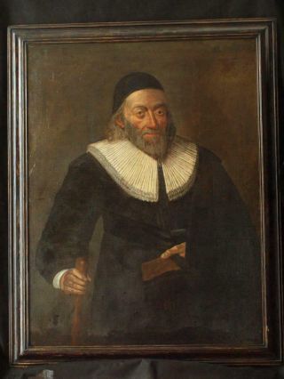 V/large Fine 16th/17th Century Portrait Antique Oil Painting
