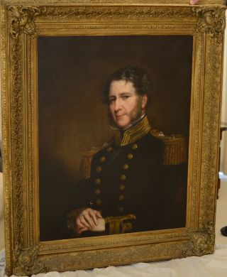 Fine Large Antique 19th Century Portrait Oil On Canvas Painting HAYTER 3