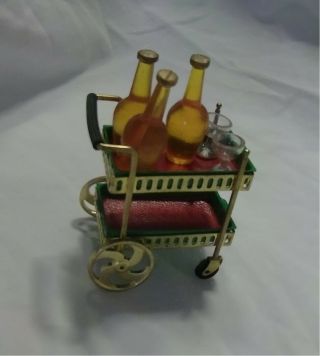 1964 Ideal Petite Princess Fantasy Furniture Rolling Tea Cart 5