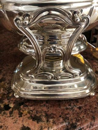 Gorham Sterling Silver Raised Urn Kettle&Stand Teapot 1908 74 oz 2