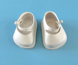 Vintage Tiny Terri Lee Arranbee Littlest Angel Lil Imp White Doll Shoes
