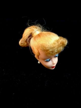 Vintage 1961 Blonde Barbie 5 Or 6 Ponytail 850 HEAD ONLY 5