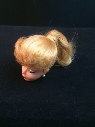 Vintage 1961 Blonde Barbie 5 Or 6 Ponytail 850 HEAD ONLY 6