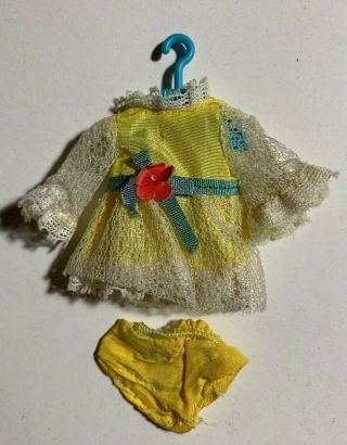 Rare Mattel Tutti Doll - " Swing - A - Ling " Outfit 3560 - 1967 - 1968