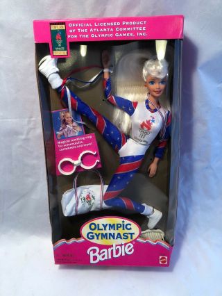 Vintage 1995 Mattel Olympic Gymnast Barbie Doll