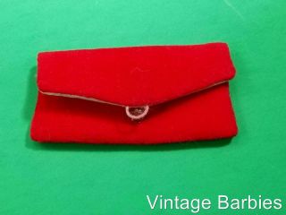 Barbie Doll Red Flare 939 Red Purse Near Vintage 1960 