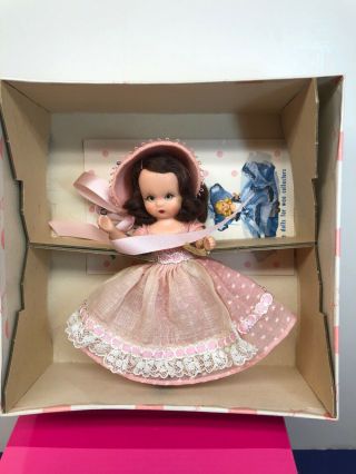 5.  5” Vintage Nancy Ann Story Book Doll “little Miss Blessings” 110 Box Plastic