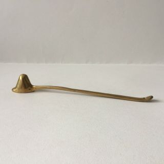 Vintage Heavy Solid Brass Hand Candle Snuffer