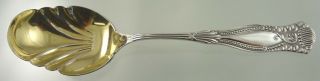 Milano 1891 Berry Spoon With Gold Washed Bowl By 1880 Pairpoint Mfg Co