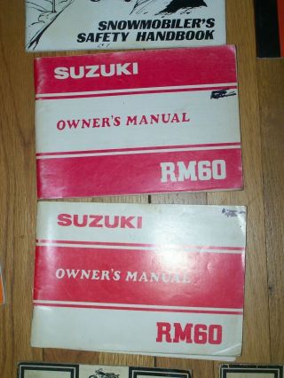 17 Vintage Motorcycle & Scooter Owners Manuals & Pre - Delivery Service Guides 5