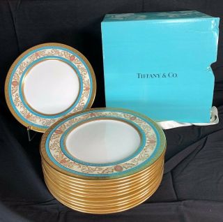 Tiffany & Co.  Cauldon China Dinner Plate 3018 Set Of 12