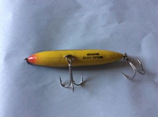 Heddon Nose Tie ZARA SPOOK Lure In BULL FROG??? with BRASS HARDWARE 3