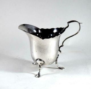 Victorian Silver Plate Gravy / Sauce Boat By George Unite " Geo Thick Frome "
