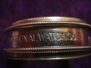 Antique Elgin National Watch Company Watch Case Silver - Toned Stainless ?