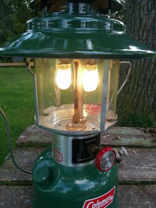 Vintage Coleman Lantern 228h Date 2 Of 74.  Double Mantel