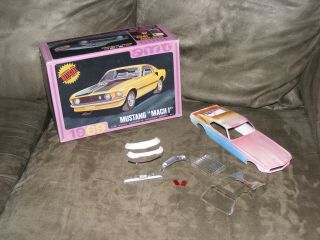 Rare Amt Longnose Body,  Trim,  Rare Box 1969 Mustang Funny Car Gas Ronda