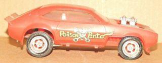 Rare Vintage 1/25? Scale 1971? Ford Pinto Plastic Partial Built Model Car